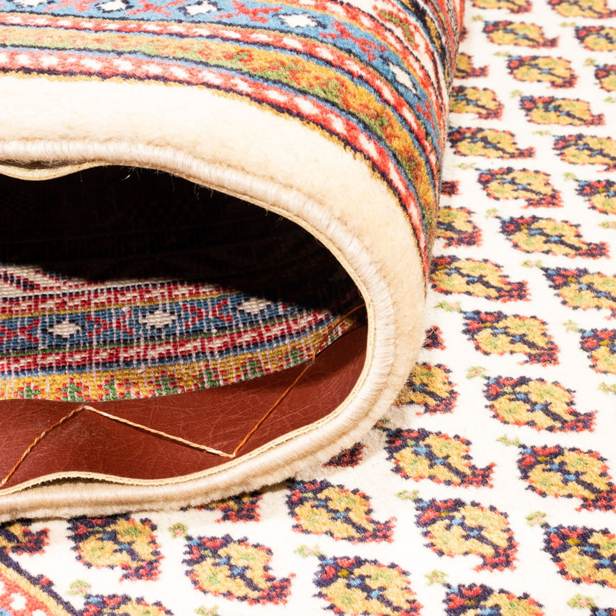 Persisk tæppe - Mir - 266 x 212 cm - lys beige