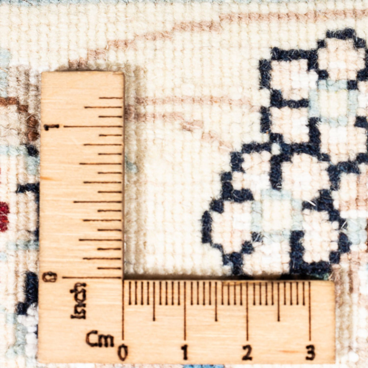 Persisk tæppe - Nain - Premium - 157 x 108 cm - mørkeblå