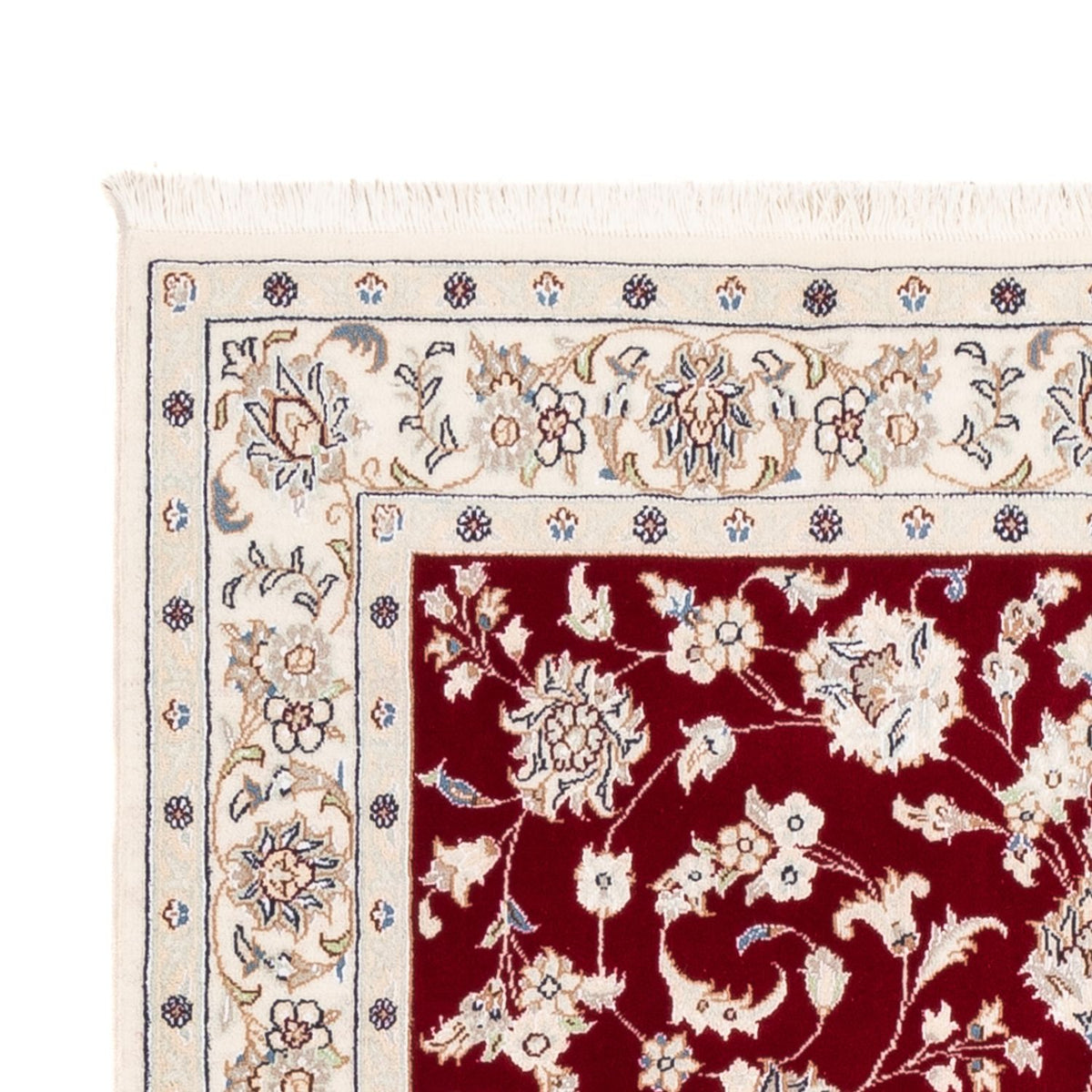 Persisk tæppe - Nain - Premium - 152 x 108 cm - rød