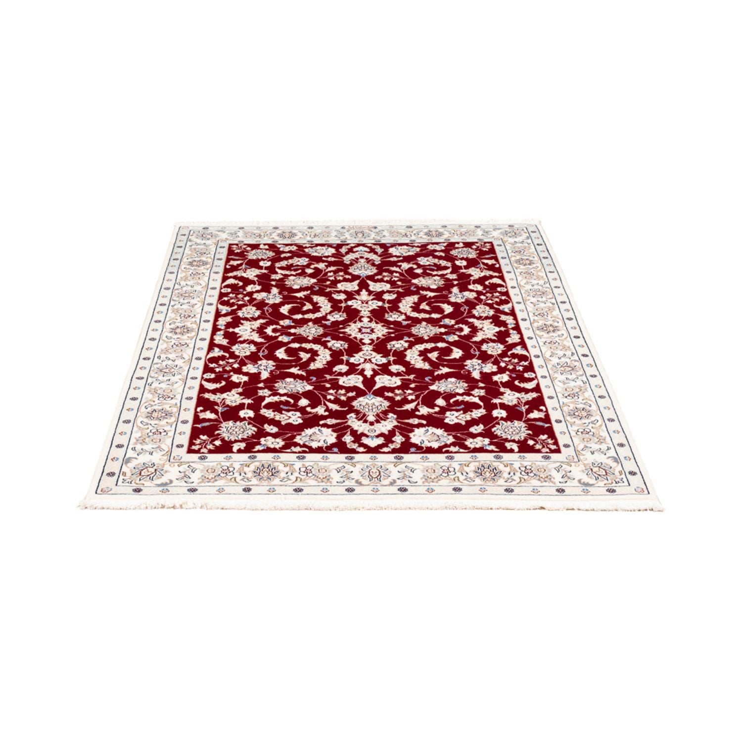 Persisk tæppe - Nain - Premium - 152 x 108 cm - rød