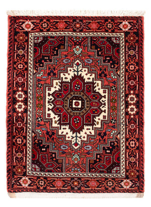 Persisk tæppe - Nomadisk - 85 x 60 cm - rød