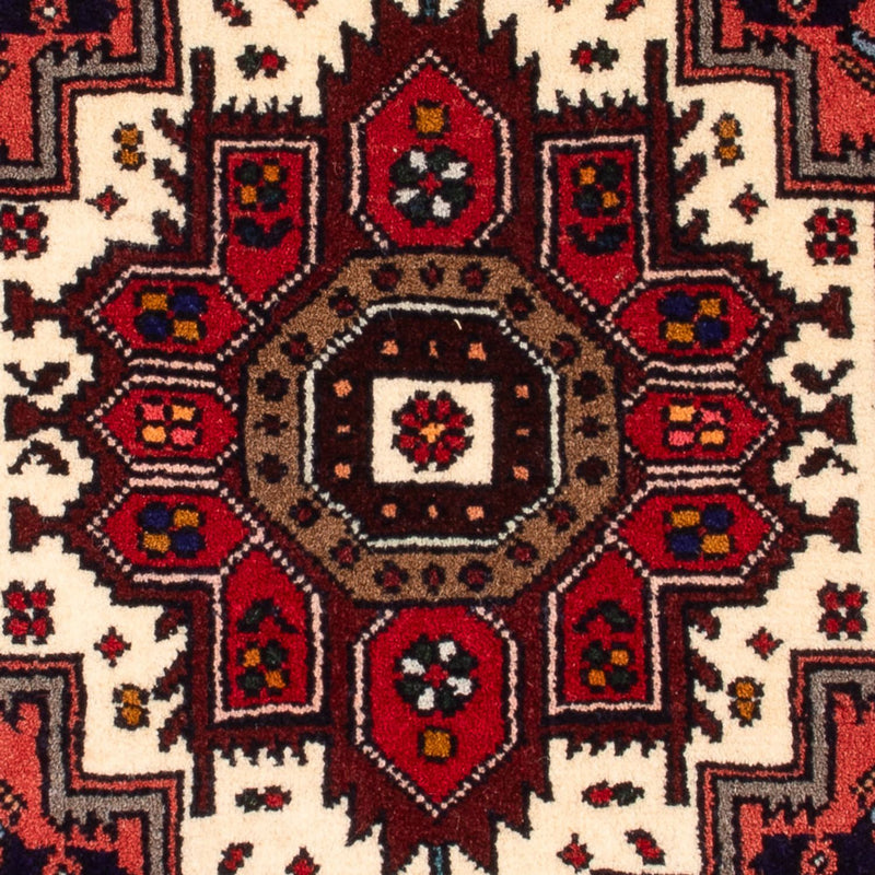 Persisk tæppe - Nomadisk - 85 x 60 cm - rød