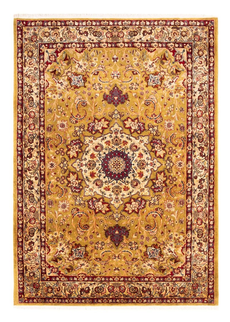 Persisk tæppe - Ghom - 228 x 162 cm - kamel