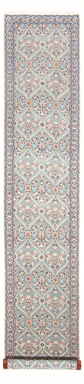 Løber Persisk tæppe - Nain - Premium - 375 x 75 cm - beige