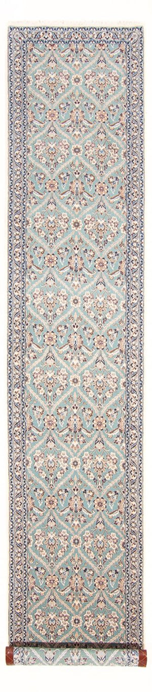 Løber Persisk tæppe - Nain - Premium - 375 x 75 cm - beige