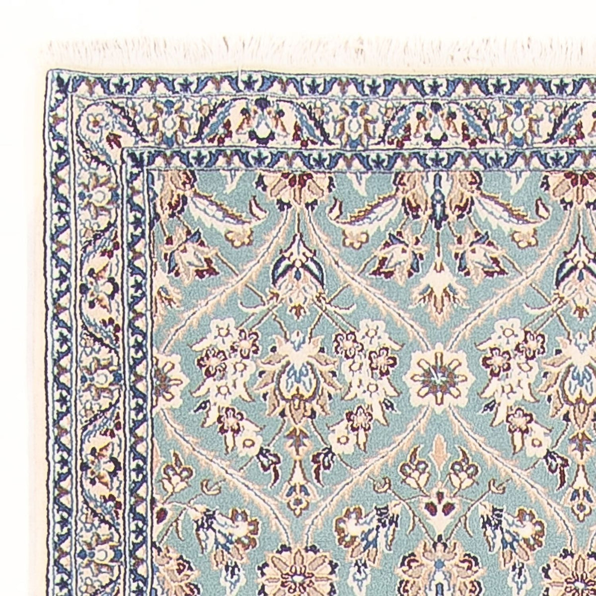 Løber Persisk tæppe - Nain - Premium - 375 x 75 cm - beige