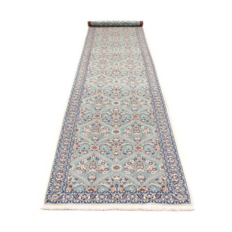 Løber Persisk tæppe - Nain - Premium - 375 x 75 cm - beige
