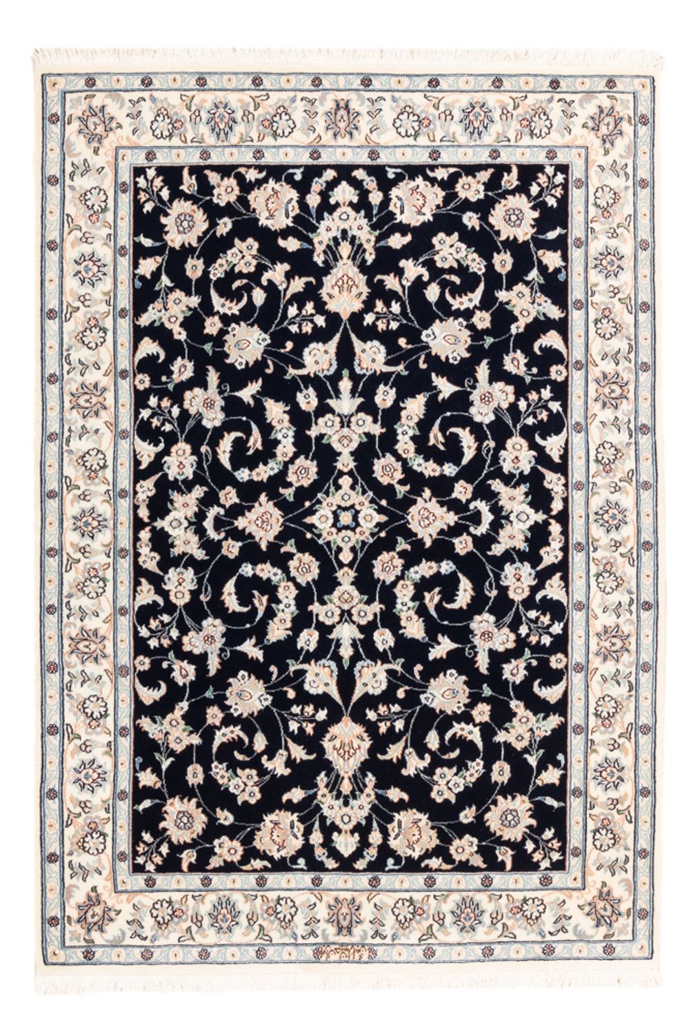Persisk tæppe - Nain - Premium - 152 x 107 cm - creme