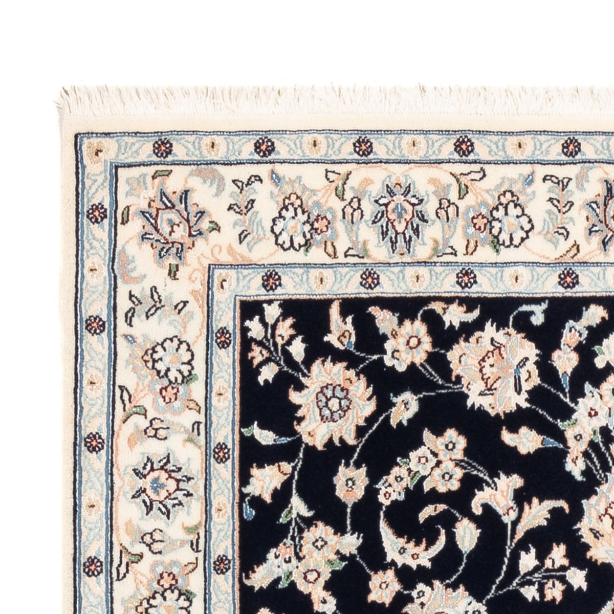 Persisk tæppe - Nain - Premium - 152 x 107 cm - creme