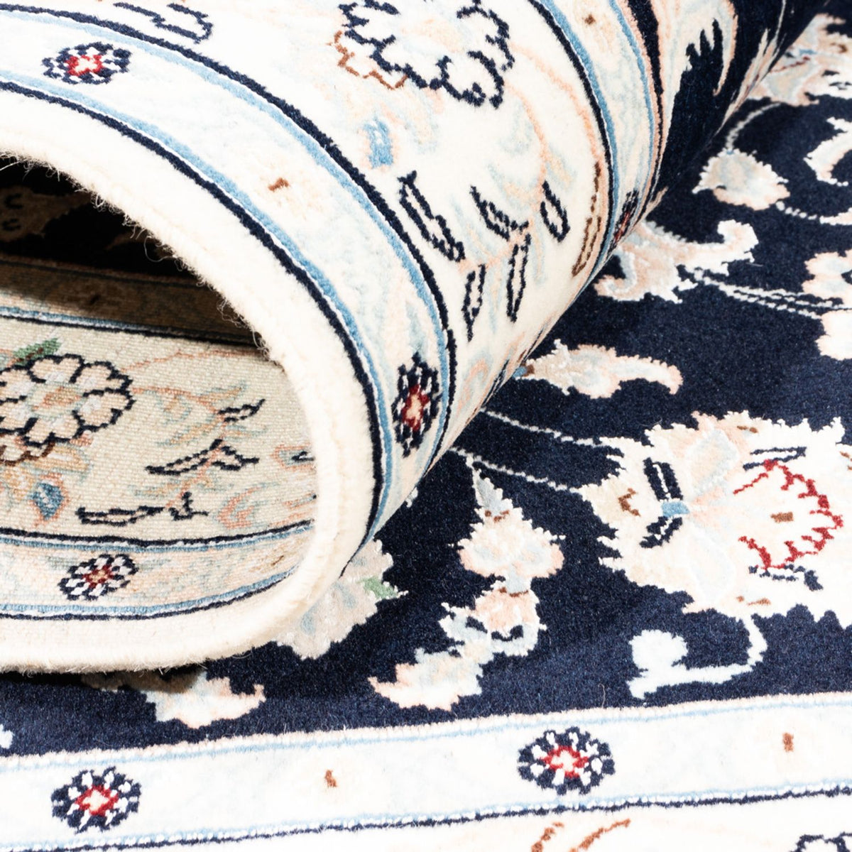 Persisk tæppe - Nain - Premium - 152 x 107 cm - creme