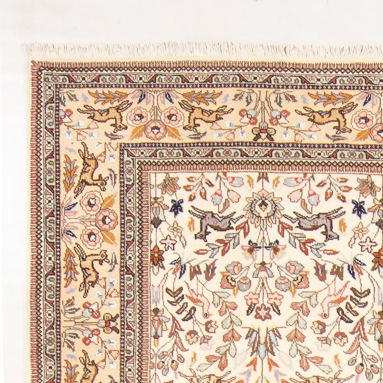 Persisk tæppe - Tabriz - 295 x 203 cm - creme
