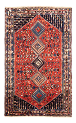 Persisk tæppe - Nomadisk - 240 x 153 cm - rød