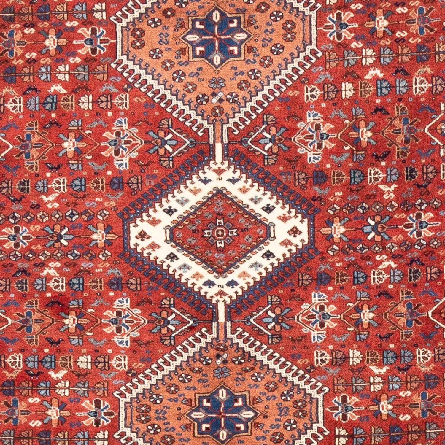 Persisk tæppe - Nomadisk - 230 x 155 cm - rød
