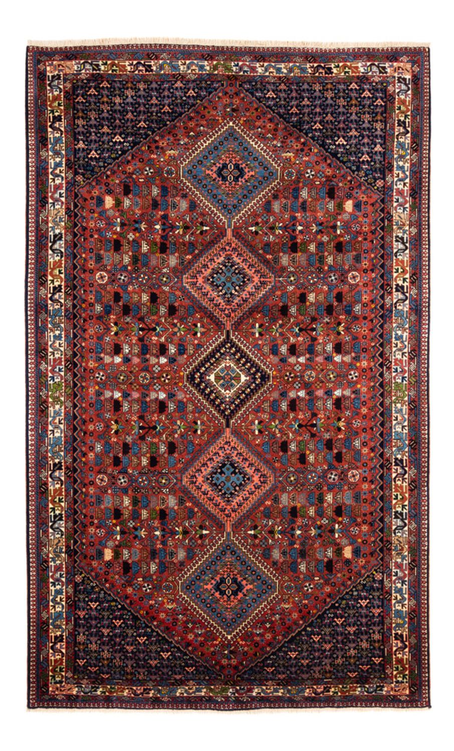 Persisk tæppe - Nomadisk - 270 x 160 cm - rød
