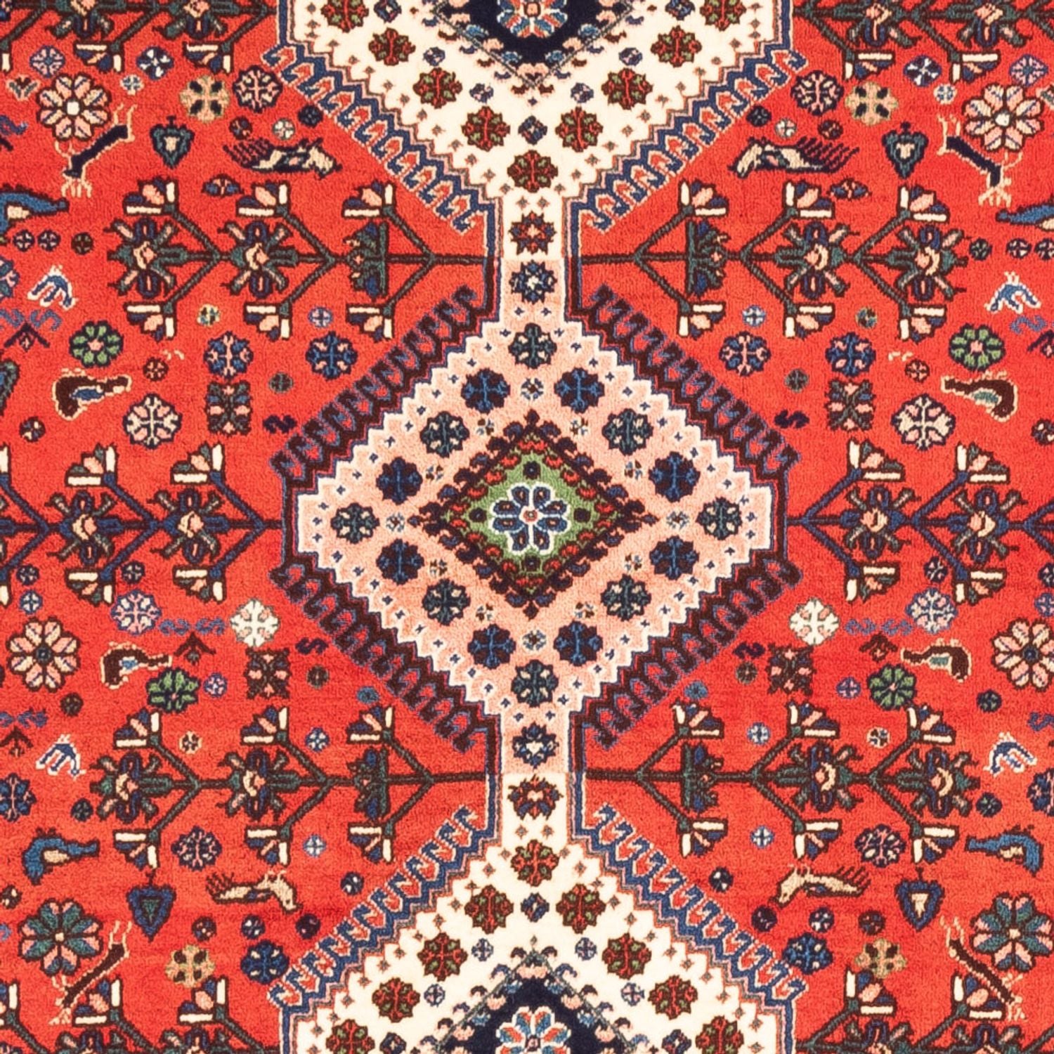 Løber Persisk tæppe - Nomadisk - 250 x 148 cm - rød