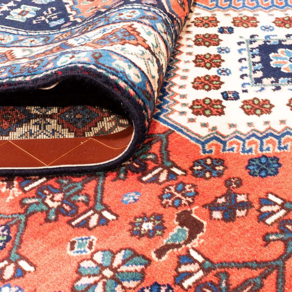 Løber Persisk tæppe - Nomadisk - 250 x 148 cm - rød