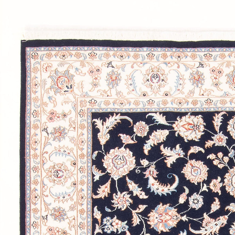 Persisk tæppe - Tabriz - Royal - 203 x 147 cm - mørkeblå