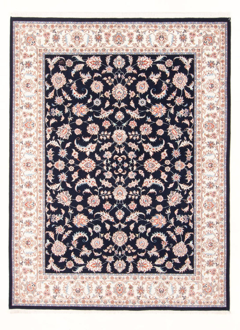 Persisk tæppe - Tabriz - Royal - 200 x 150 cm - mørkeblå