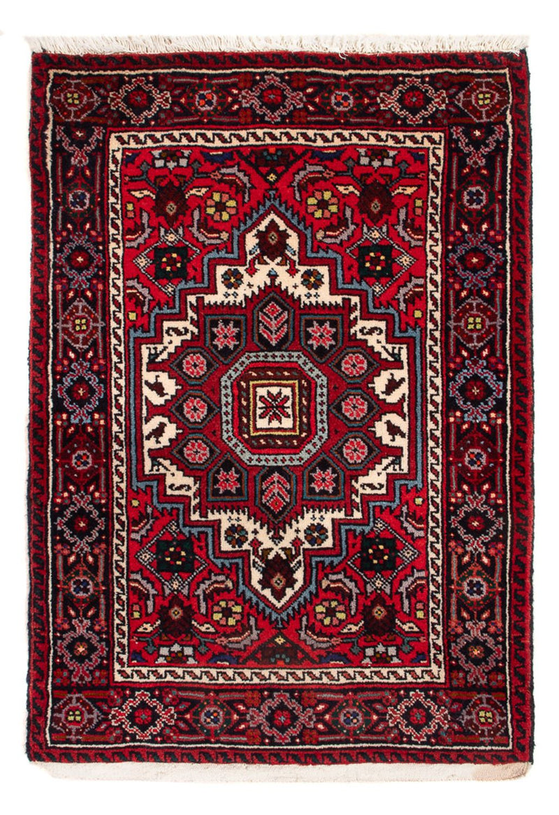 Persisk tæppe - Nomadisk - 96 x 59 cm - rød