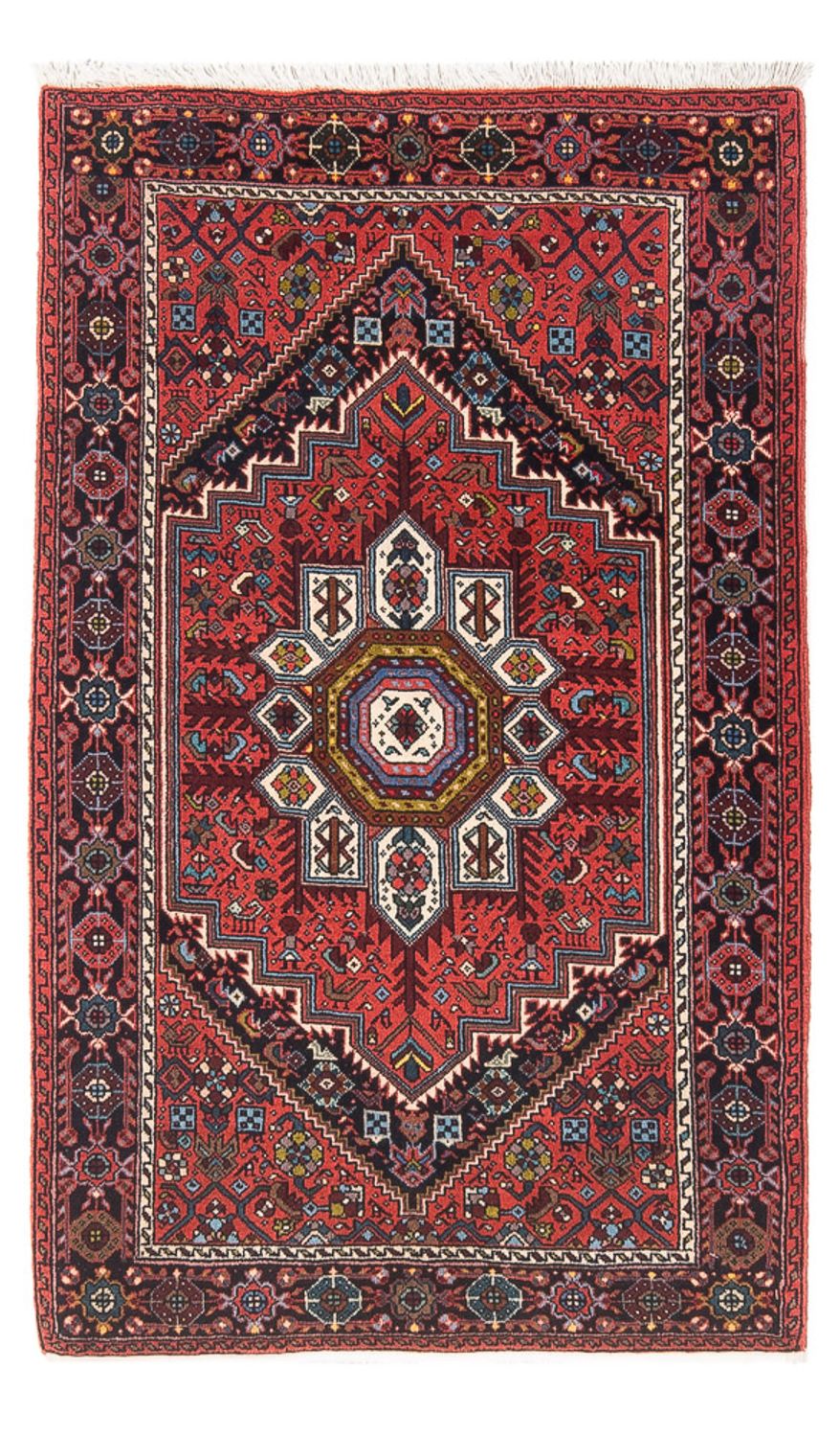 Persisk tæppe - Nomadisk - 129 x 70 cm - rød