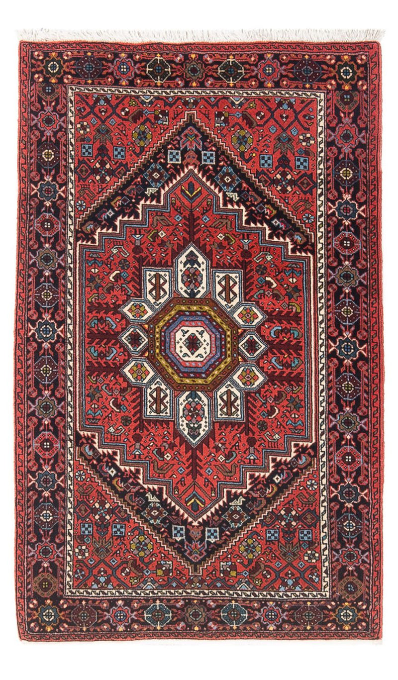 Persisk tæppe - Nomadisk - 129 x 70 cm - rød