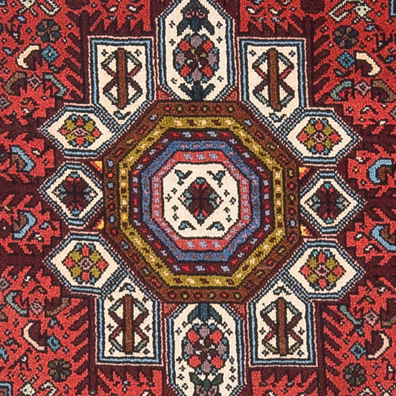 Persisk tæppe - Nomadisk - 129 x 70 cm - rød