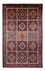 Persisk tæppe - Nomadisk - 311 x 200 cm - mørkerød