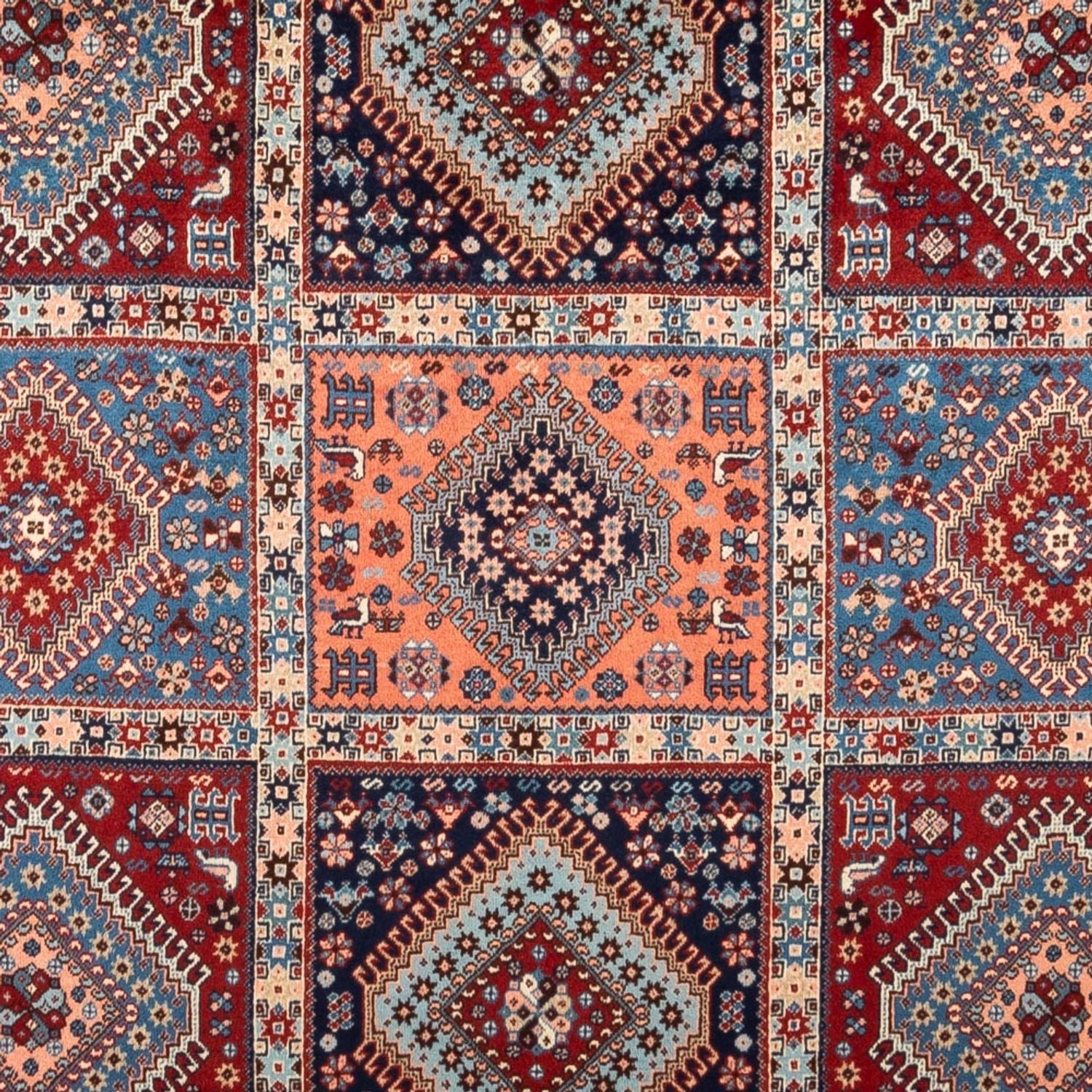 Persisk tæppe - Nomadisk - 311 x 200 cm - mørkerød