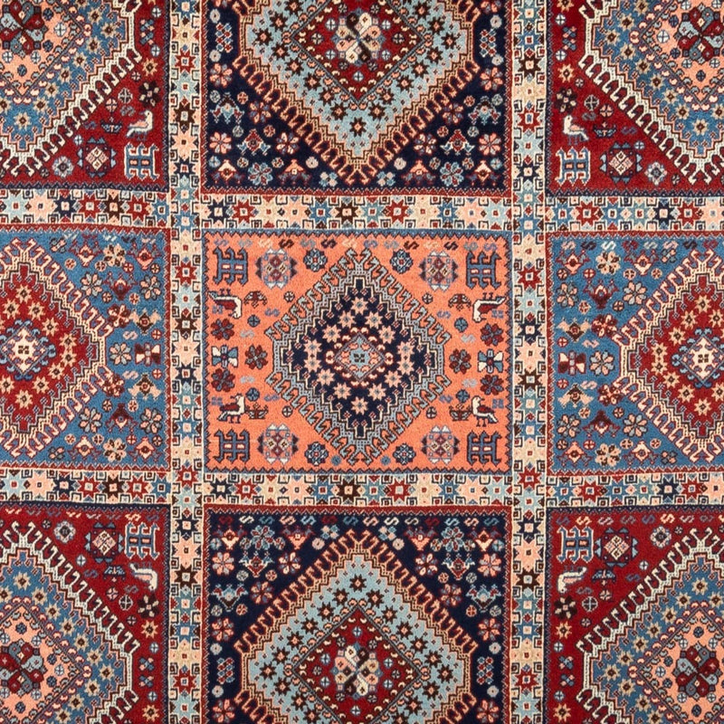Persisk tæppe - Nomadisk - 311 x 200 cm - mørkerød