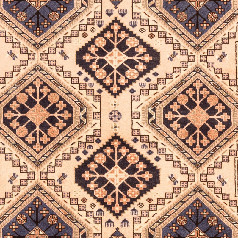 Persisk tæppe - Nomadisk - 251 x 194 cm - lys beige