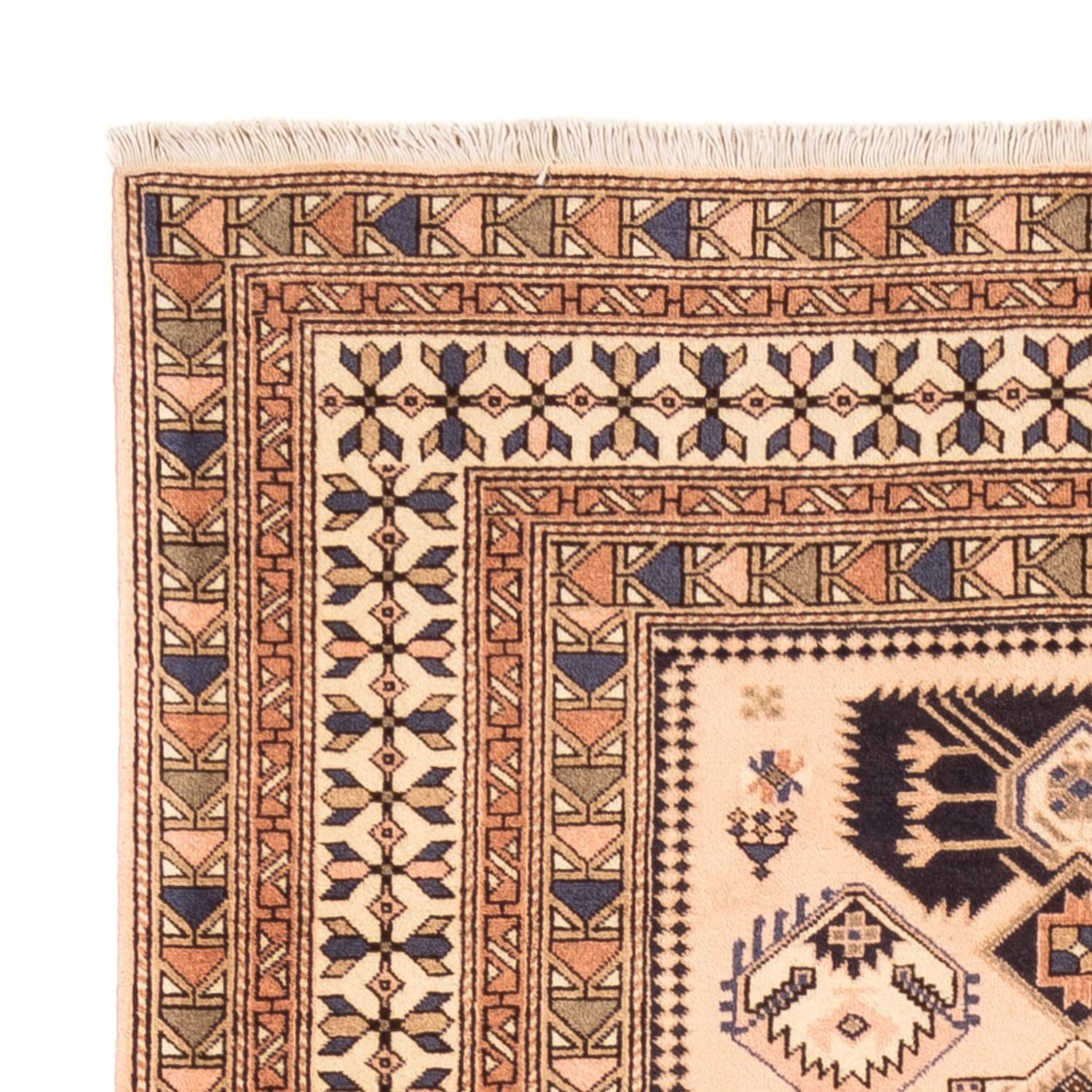 Persisk tæppe - Nomadisk - 251 x 194 cm - lys beige