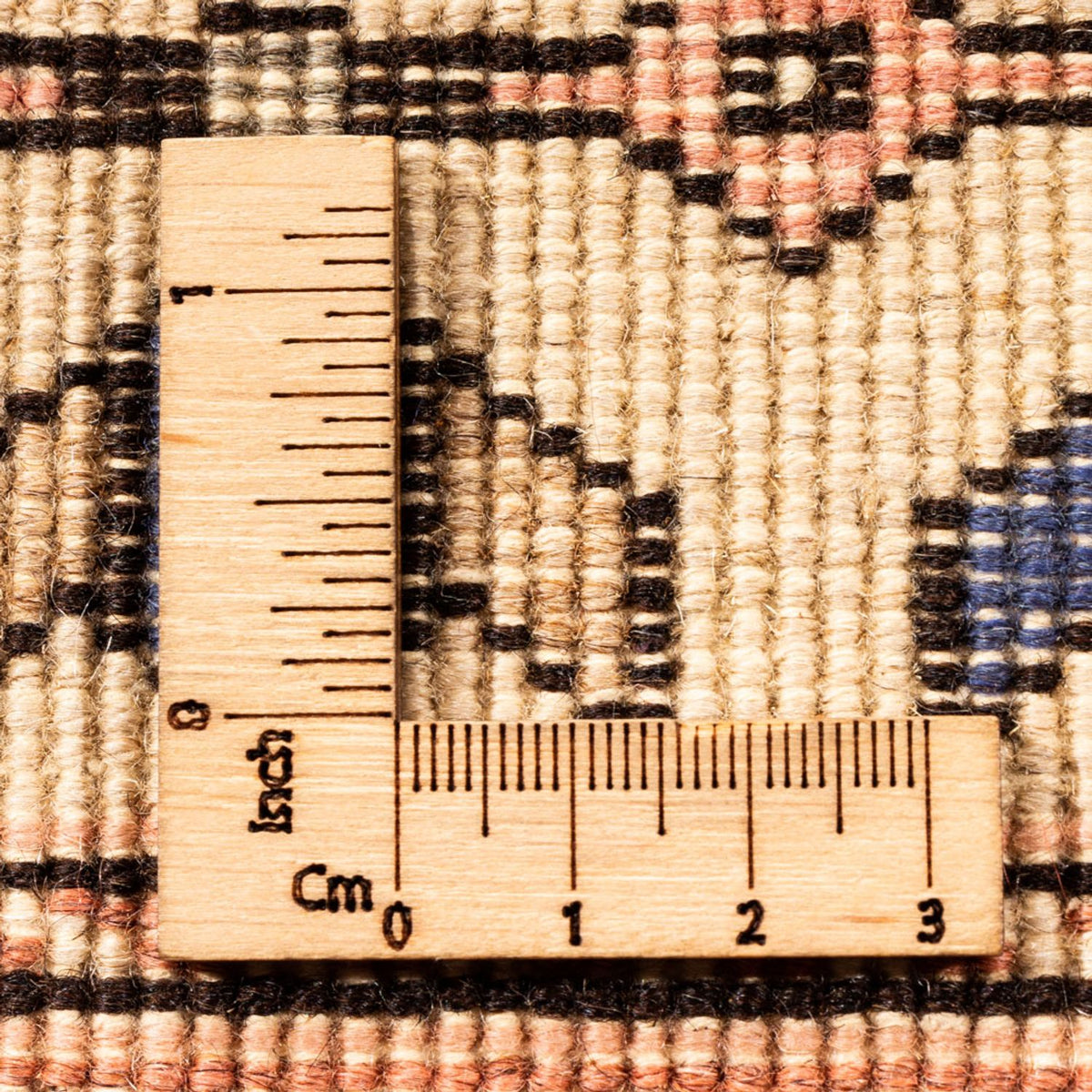 Persisk tæppe - Nomadisk - 251 x 194 cm - lys beige