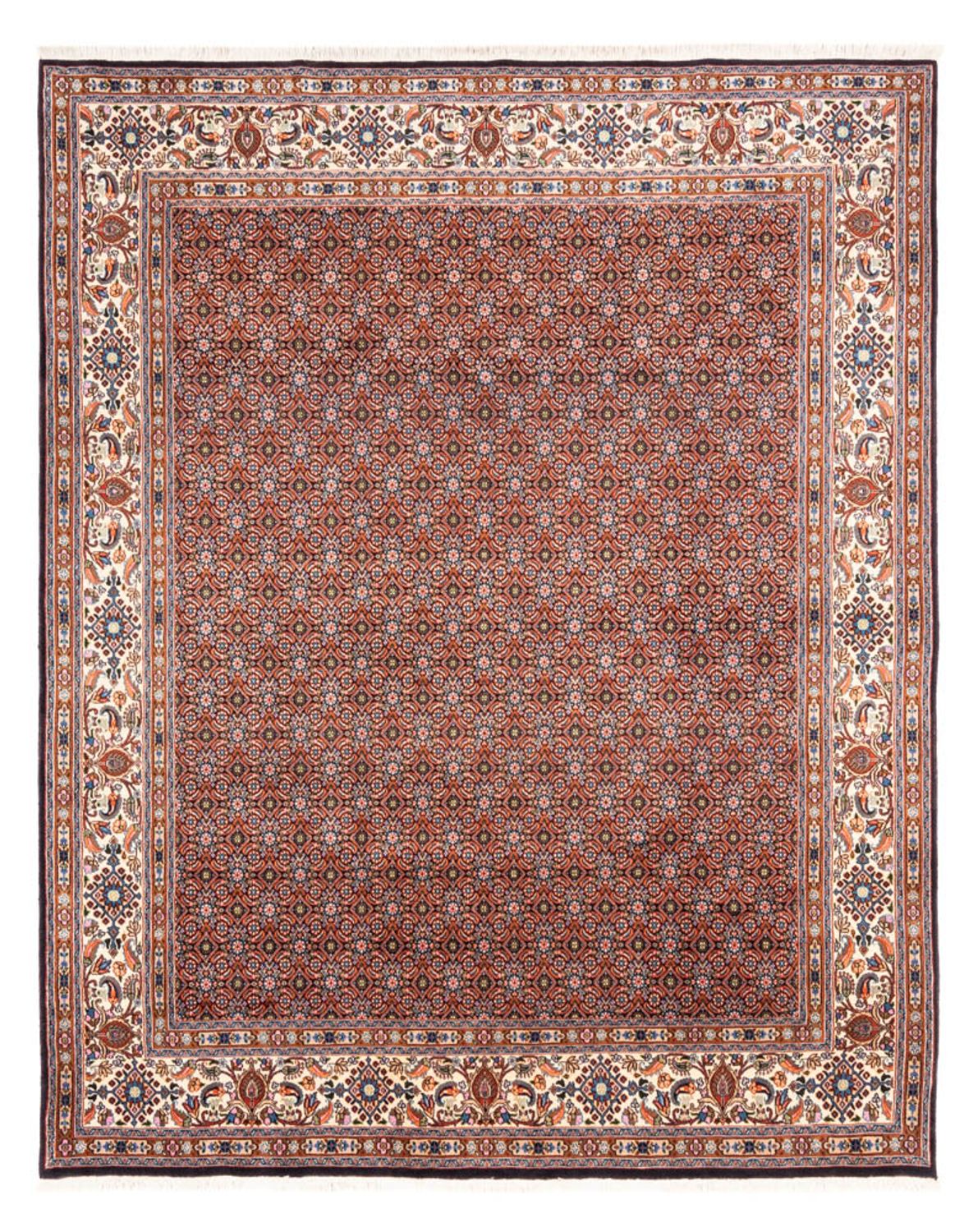 Persisk tæppe - Classic - 240 x 194 cm - mørkerød