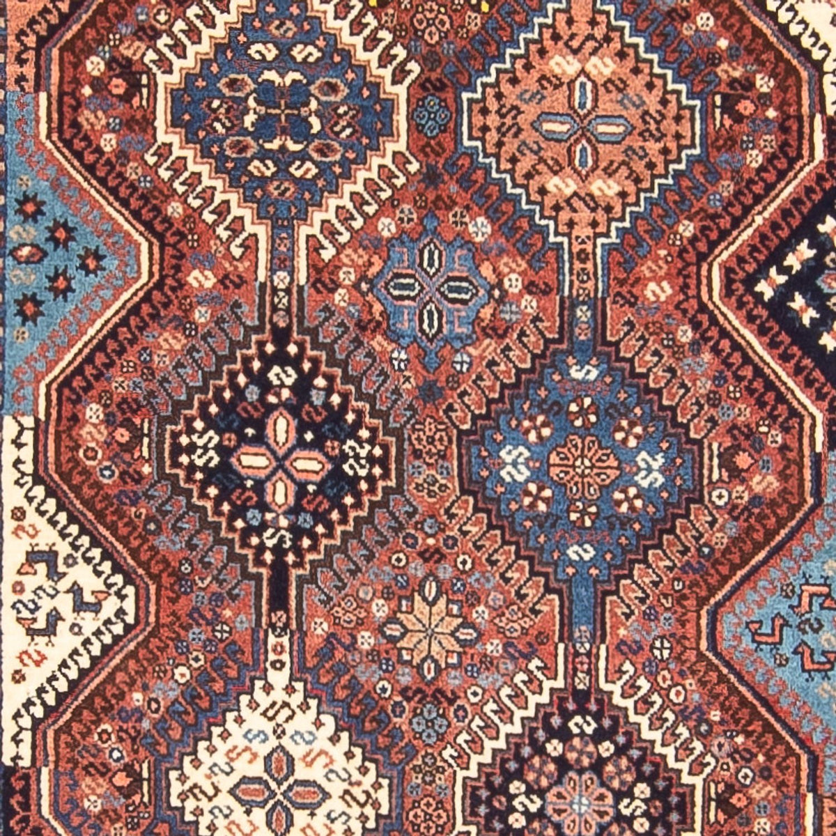 Løber Persisk tæppe - Nomadisk - 387 x 83 cm - rød