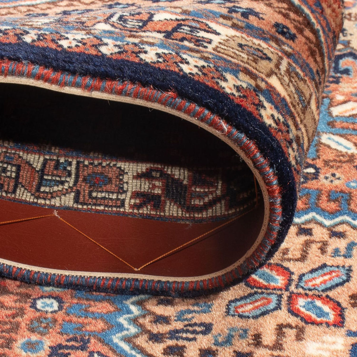 Løber Persisk tæppe - Nomadisk - 387 x 83 cm - rød