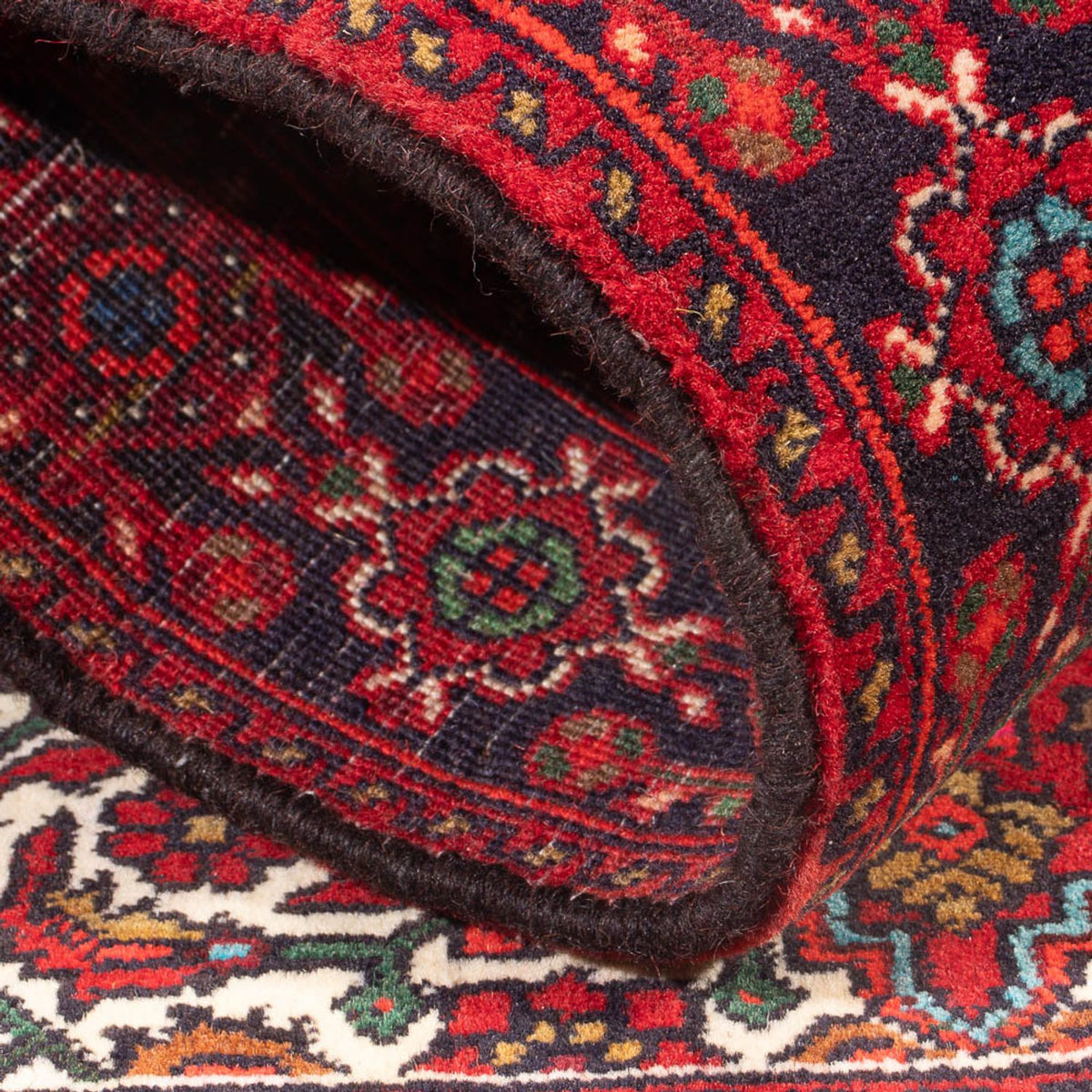 Persisk tæppe - Nomadisk - 120 x 80 cm - rød