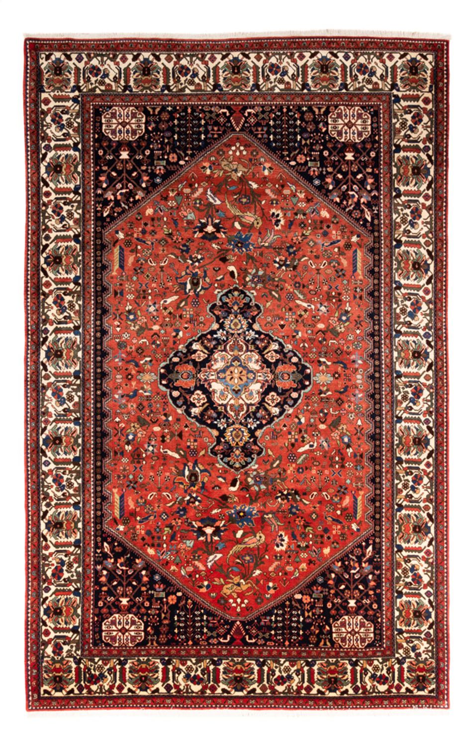 Persisk tæppe - Nomadisk - 302 x 204 cm - rød