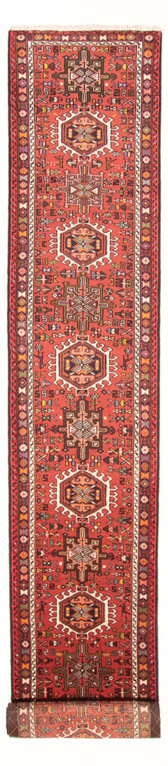 Løber Persisk tæppe - Nomadisk - 481 x 77 cm - rød