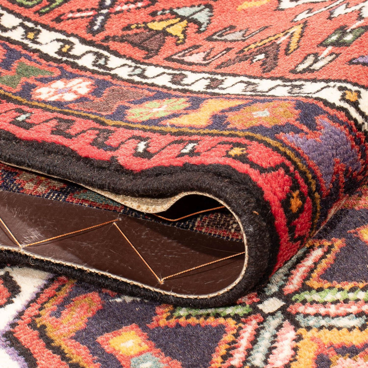 Løber Persisk tæppe - Nomadisk - 481 x 77 cm - rød