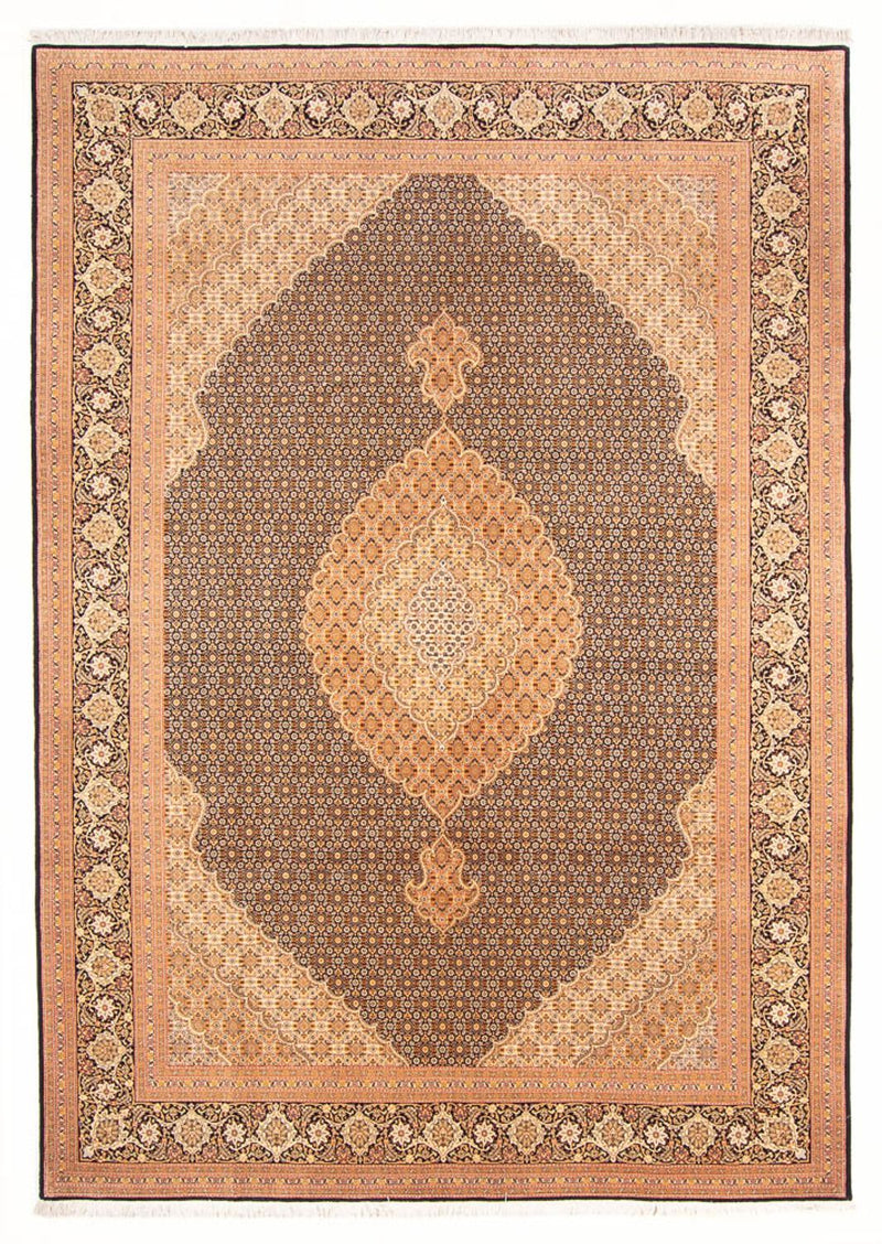Persisk tæppe - Tabriz - Royal - 300 x 202 cm - mørkeblå