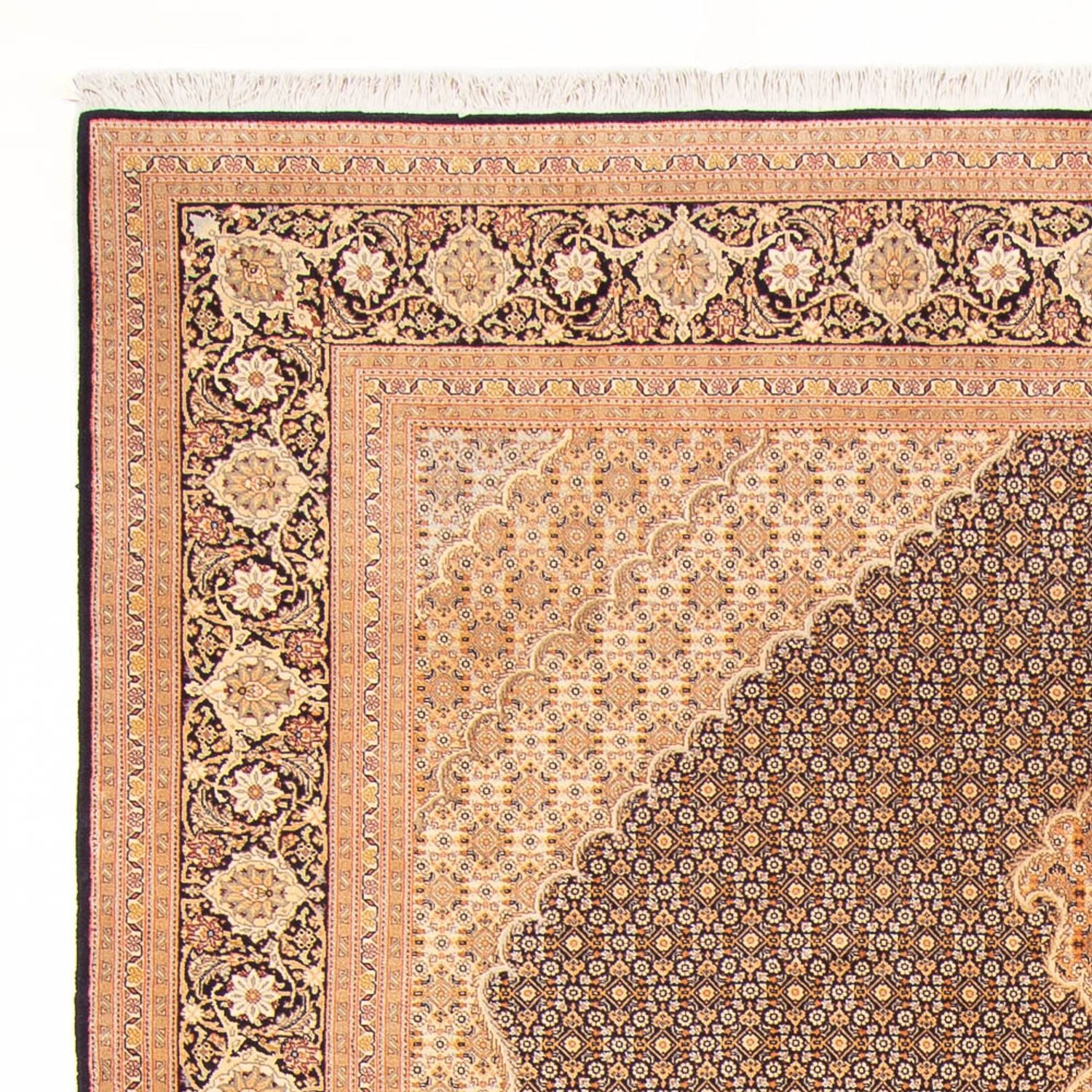 Persisk tæppe - Tabriz - Royal - 300 x 202 cm - mørkeblå