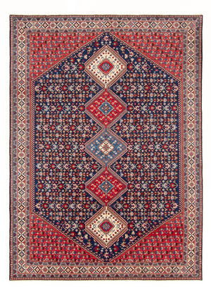 Persisk tæppe - Nomadisk - 300 x 204 cm - mørkeblå