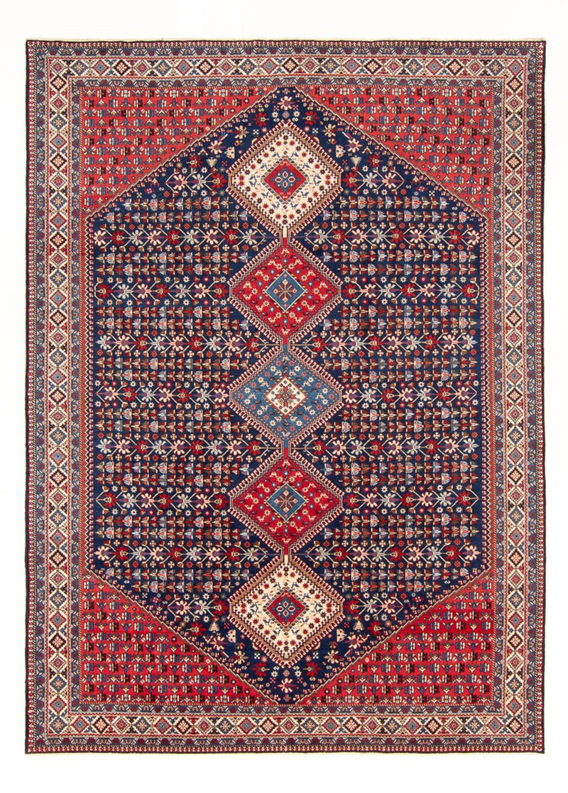 Persisk tæppe - Nomadisk - 300 x 204 cm - mørkeblå