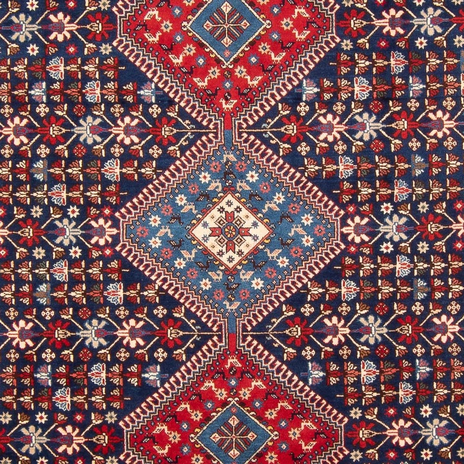 Persisk tæppe - Nomadisk - 300 x 204 cm - mørkeblå