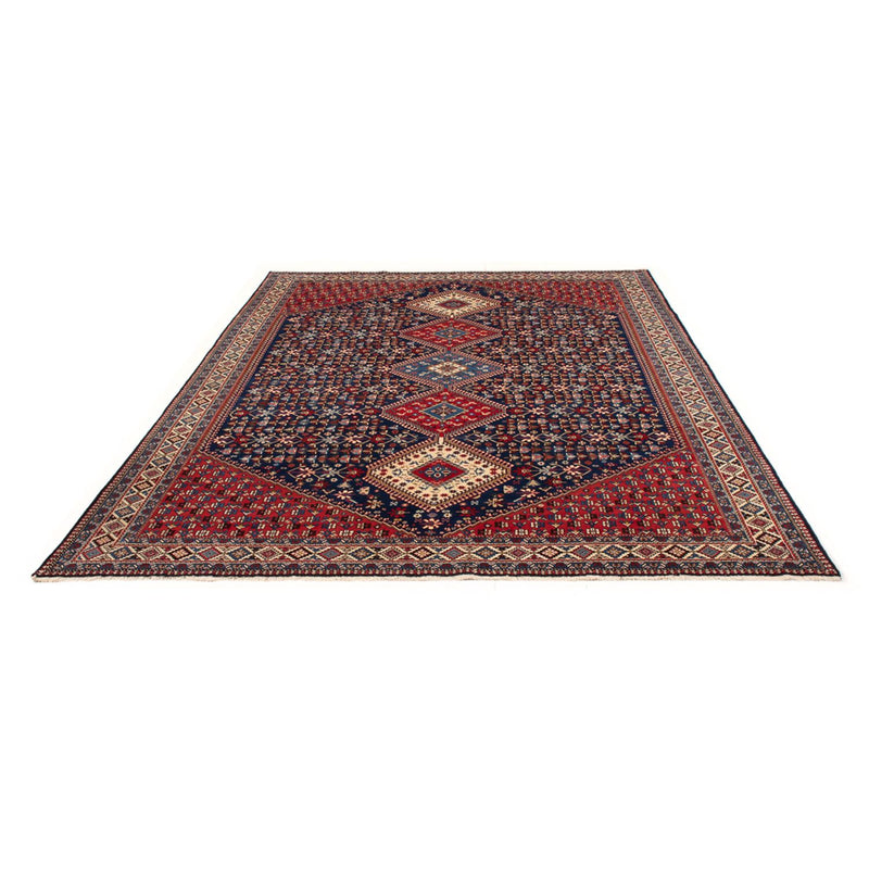 Persisk tæppe - Nomadisk - 300 x 204 cm - mørkeblå