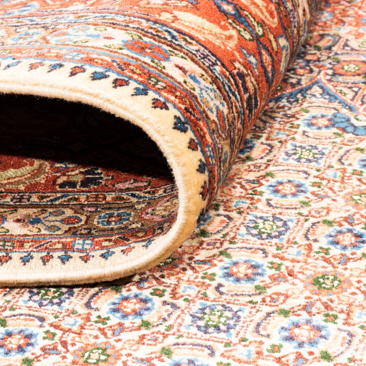 Persisk tæppe - Classic - 244 x 194 cm - mørk beige