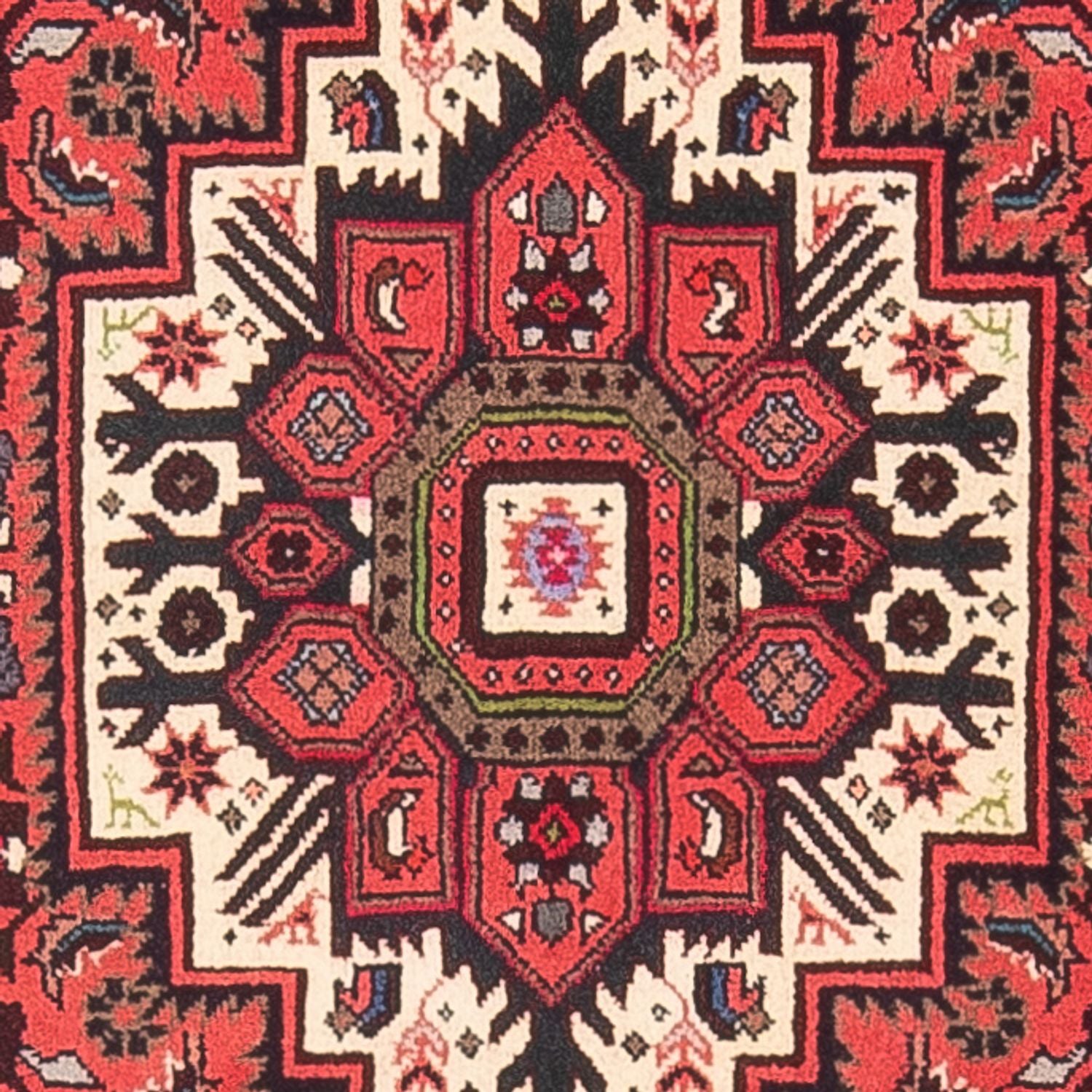 Persisk tæppe - Nomadisk - 122 x 83 cm - rød