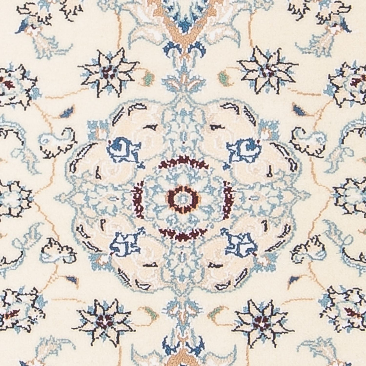 Persisk tæppe - Nain - Premium - 100 x 69 cm - creme