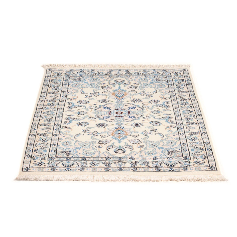 Persisk tæppe - Nain - Premium - 100 x 69 cm - creme