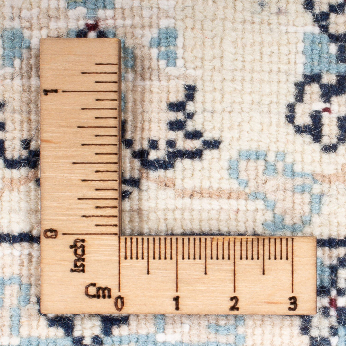 Persisk tæppe - Nain - Premium - 100 x 69 cm - creme